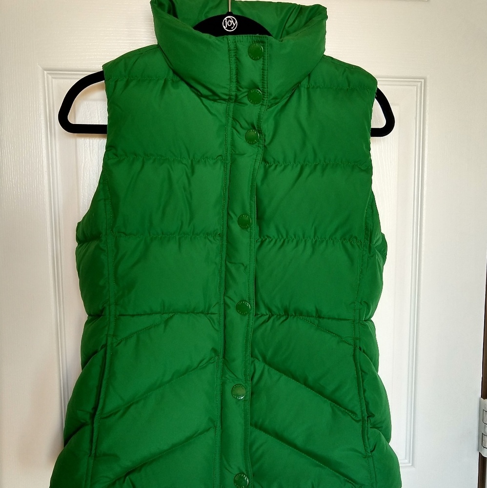 J. Crew Women's Green Vest size Small